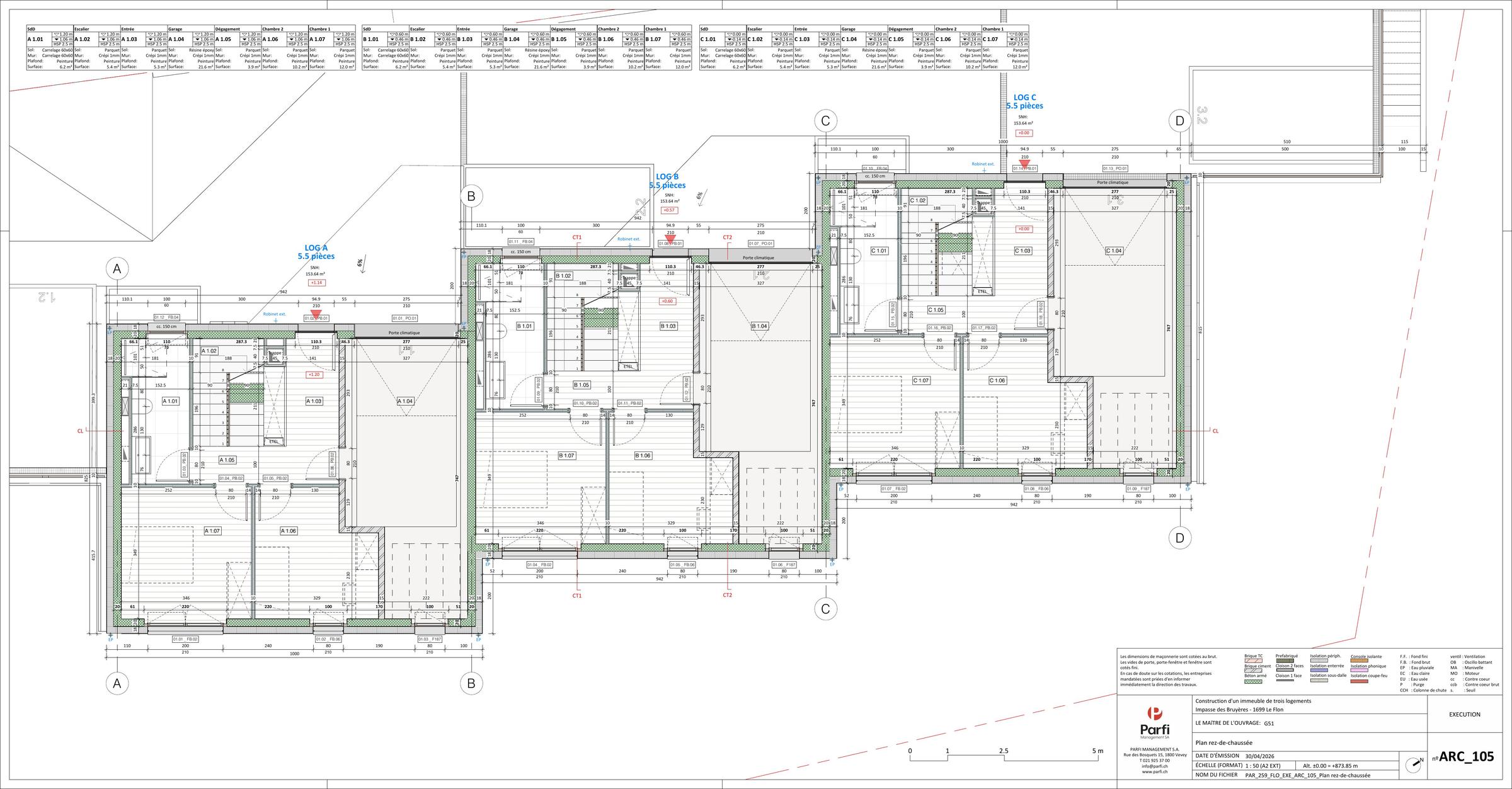 Plan rez-de-chaussée ARC_105